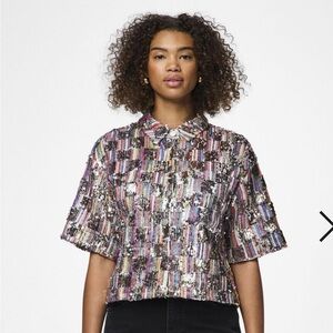 PCNAINA SHORT SLEEVED SHIRT